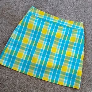 Lilly Pulitzer skorts plaid skirt